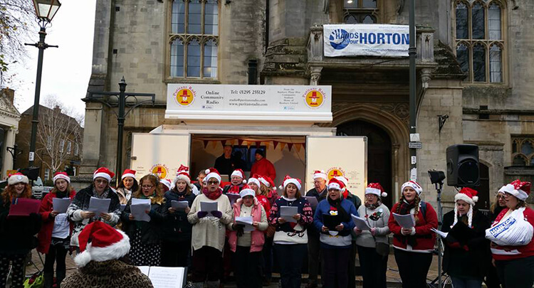 at Banbury's Christmas Lights ceremony, 27 November 2016