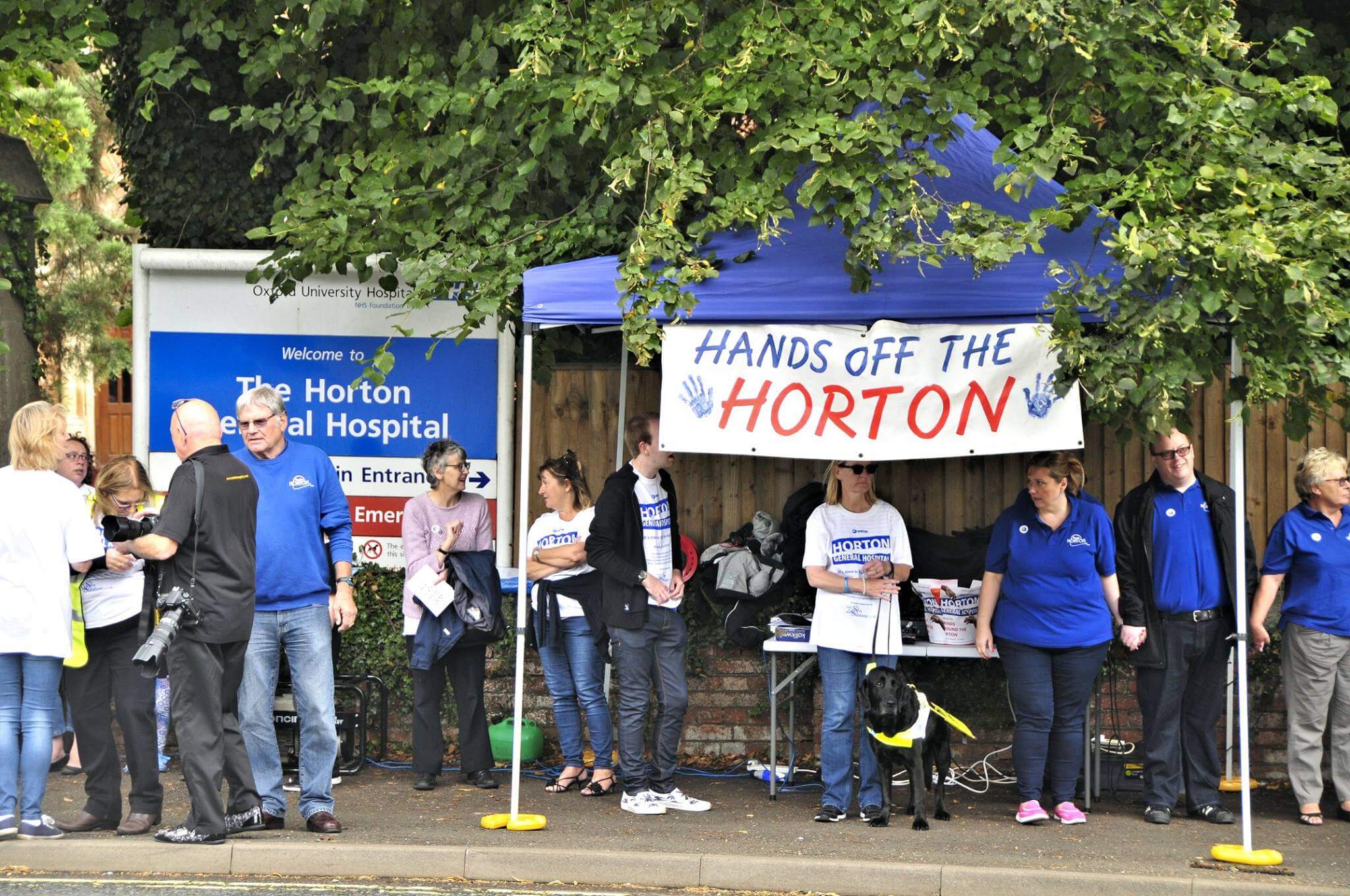 Hands Around the Horton protest 21 Aug 2016